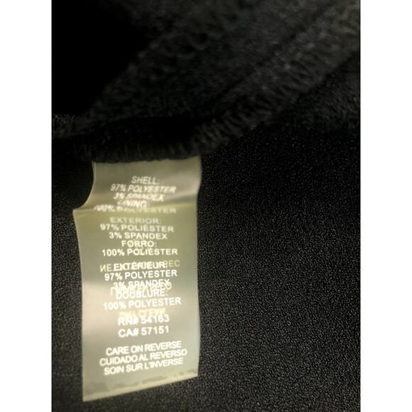 Karl Lagerfeld Paris Womens Black V-Neck Jumpsuit  Size 16 -NWT - Picture 10 of 11